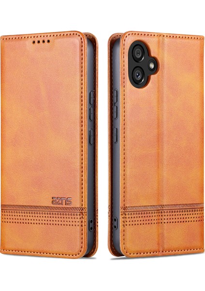 Samsung Galaxy A04E 4g Için Pu Deri Telefon Kılıfı, Stand Manyetik Emilim Flip Cüzdan Kapağı (Yurt Dışından) fiyatları