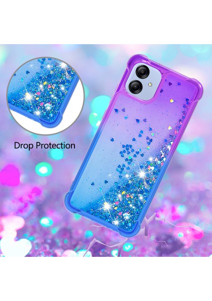 Samsung Galaxy A04E 4g Damla Geçirmez Tpu Telefon Geri Kapak Gradyan ve Sıvı Akan Sparkle Telefon Kılıfı (Yurt Dışından) indirimleri