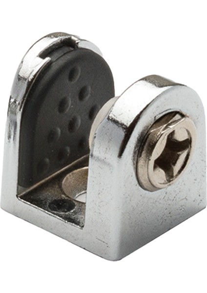 Tırnak Metal Cam Raf Tutucu Cam Etejer Menteşesi Krom Metal Vidalı 8 mm (4 Adet)