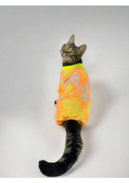 Tesla Penye Tulum Duo Kedi Tulumu Kedi Elbisesi modelleri