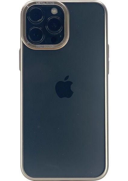 Apple iPhone 14 Pro Uyumlu Nettech Mika Renkli Metal Çerçeveli Seri Arka Koruma Kılıf
