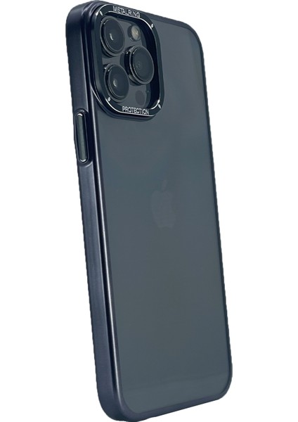 Apple iPhone 14 Pro Uyumlu Nettech Mika Renkli Metal Çerçeveli Seri Arka Koruma Kılıf