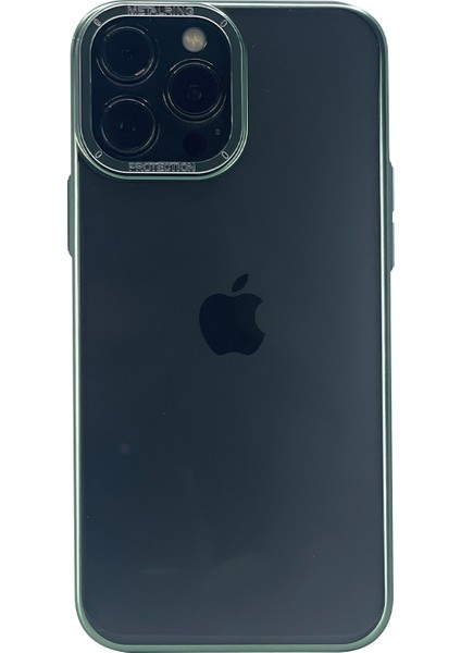 Apple iPhone 14 Pro Uyumlu Nettech Mika Renkli Metal Çerçeveli Seri Arka Koruma Kılıf