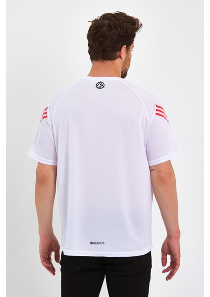 Genıus Store Erkek Spor Tişört Baskılı Fitness, Antrenman Fit indirimleri