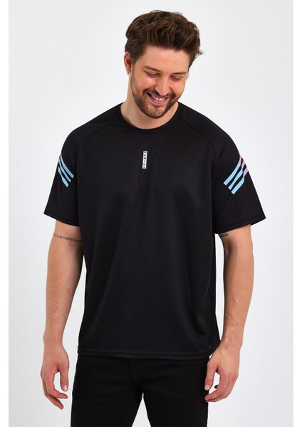 Genıus Store Erkek Spor Tişört Baskılı Fitness, Antrenman Fit