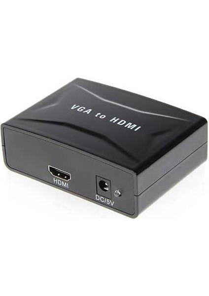 VGA To HDMI Ses Çıkış Destekli Çevirici Dönüştürücü Adaptör