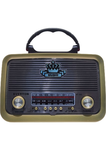 RT-301 Bluetooth-Usb-Sd-Fm Nostaljik Radyo