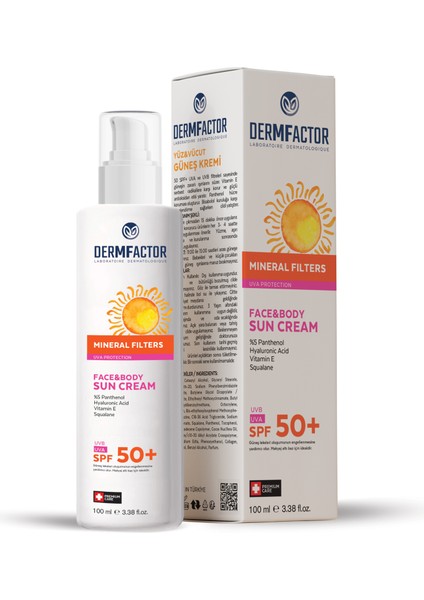 Mineral Filters Yüz & Vücut Güneş Kremi