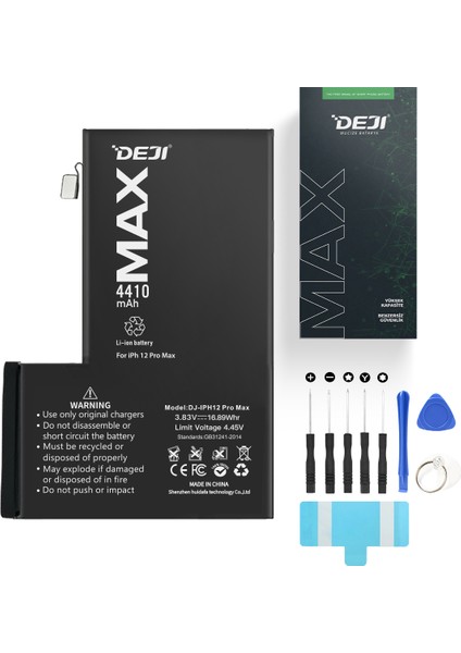 Iphone 12 Pro Max Batarya 4410 Mah Mucize Batarya