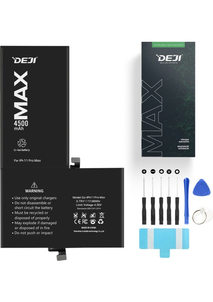 Iphone 11 Pro Max Batarya 4500mah Mucize Batarya