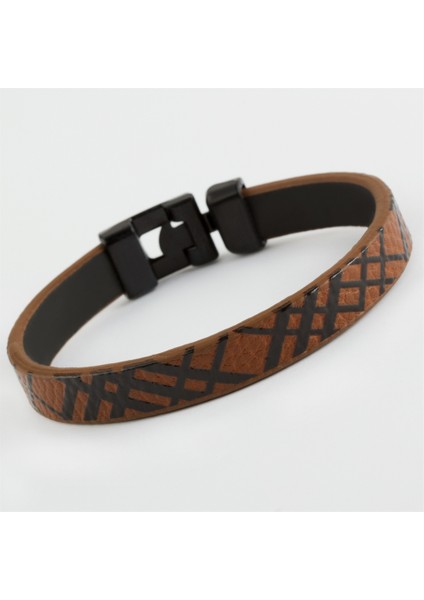 Çarpı Kaliteli Suni Deri Bileklik