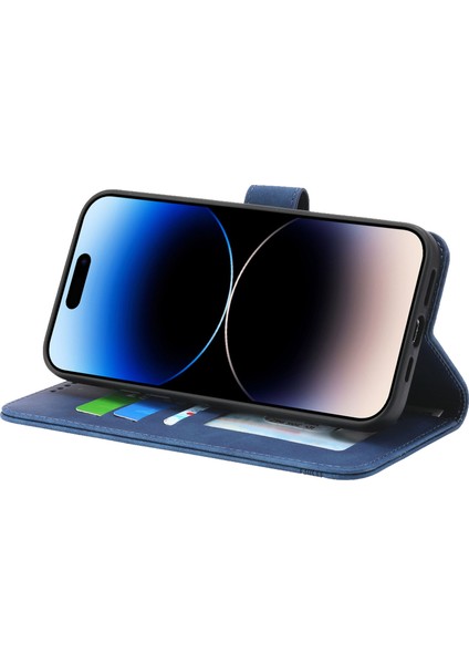 Xstepcase Dierfeng Df-03 Apple Phone 14 Pro Max Pu Deri Kılıf Hatları Için Baskılı Şok Geçirmez Telefon Cüzdan Stand Kapağı (Yurt Dışından)