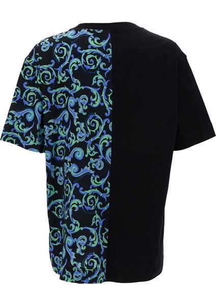 Couture Bisiklet Yaka Siyah Erkek T-Shirt 74GAHE06CJ00E899 fiyatları