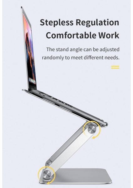 Rock Alüminyum Ergonomik Tam Ayarlı Macbook Standı