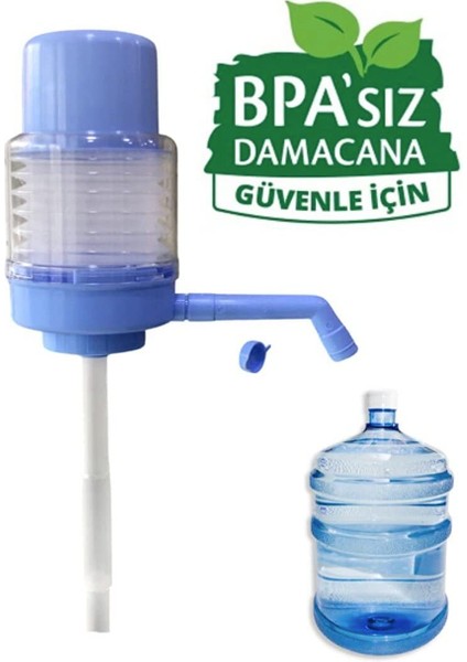 Şeffaf Vakumlu Turbo Manuel Damacana Su Pompası