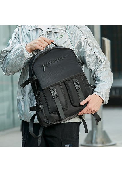 Düz Renk Omuz Çantası Erkek Rahat Su Geçirmez Seyahat Çantası (Yurt Dışından) indirimleri