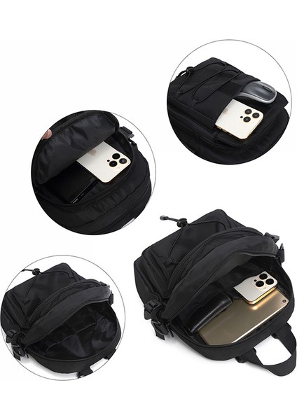 Çapraz Askılı Çanta Erkek Göğüs Çantası Üç Kullanımlı Sırt Çantası (Yurt Dışından) fiyatları