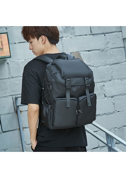 Erkek Sırt Çantası Çift Omuz Büyük Kapasiteli Seyahat Çantası (Yurt Dışından) fiyatları