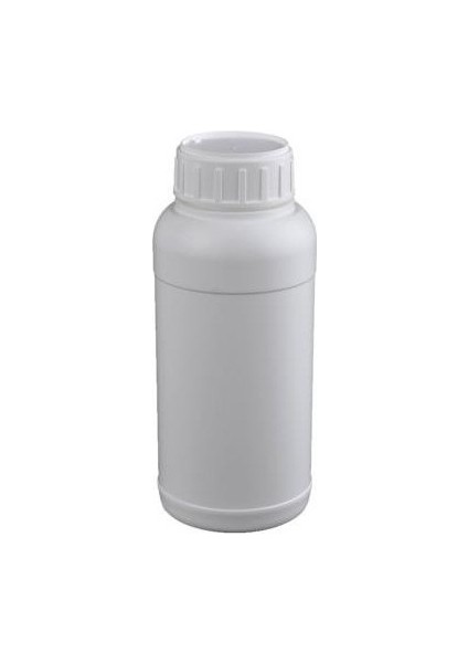 Plastik Yuvarlak Numune Şişe 500 ml -Yüksek Kalite Hdpe- Tarım Şişesi 50 Adet