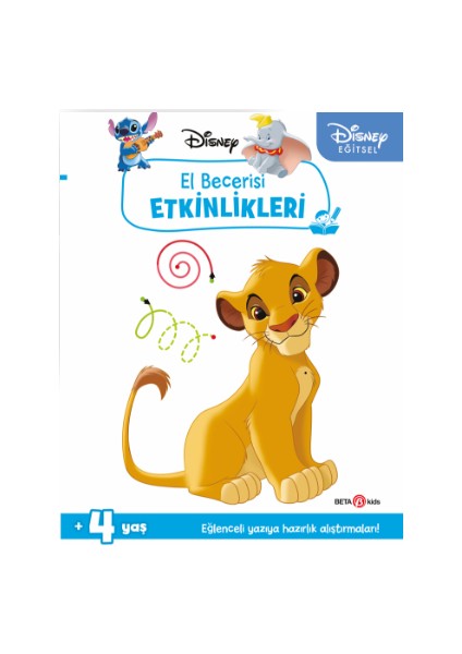 Disney Eğitsel Simba El Becerisi Etkinlikleri Yazıya Hazırlık