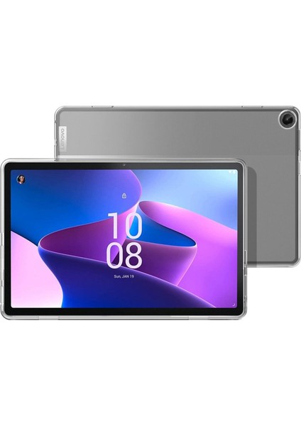 Lenovo Tab M10 3. Nesil 10.1 Inç TB328FU Uyumlu Şeffaf Silikon Kılıf