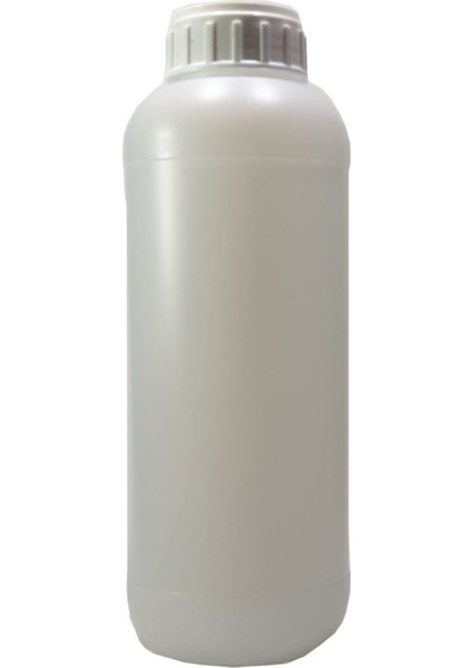 Plastik Yuvarlak Numune Şişe 1000 ml -Yüksek Kalite Hdpe- Tarım Şişesi 50 Adet