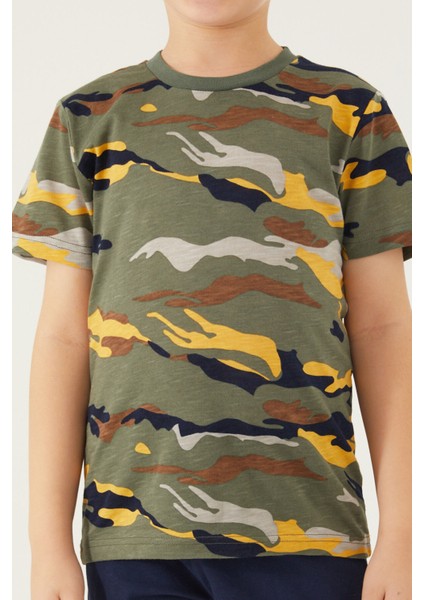 Military Camouflage Erkek Çocuk Bermuda Takım fırsatları