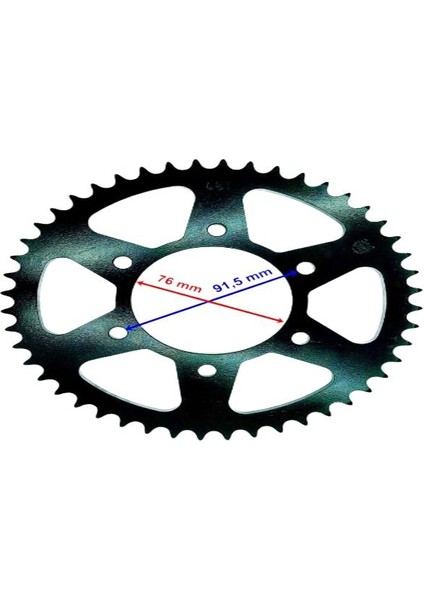 ARKADİŞLİ428-48TİÇ76X6DELİK Yzf 125R(2008-2015) Uyumlu