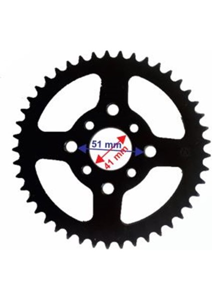 Bs 150 Arka Dişli 428-45T Iç 41X8 Delikli Ind Öm