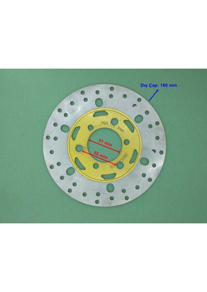 Linhai Arka Fren Diski 51-180-3