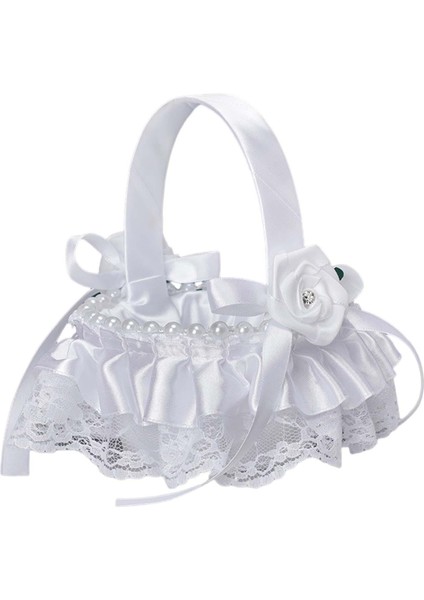 Düğün Çiçek Sepeti Çiçekler Düğünler Için Tutlu Kişiler Kutlamaları Stil B (Yurt Dışından) indirimleri