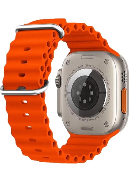 Apple Watch 42-44-45-49MM KRD-28 Ocean Turuncu Kordon