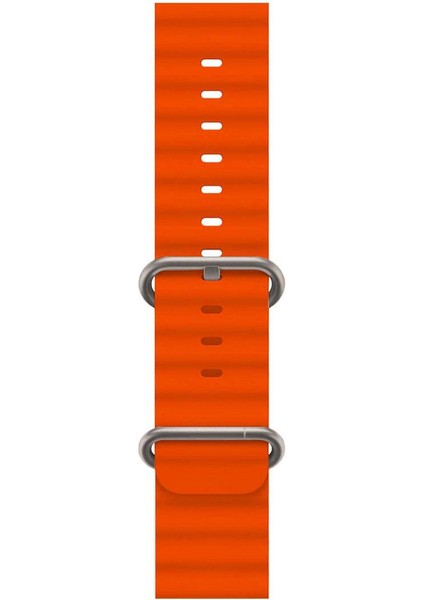 Apple Watch 42-44-45-49MM KRD-28 Ocean Turuncu Kordon fiyatları