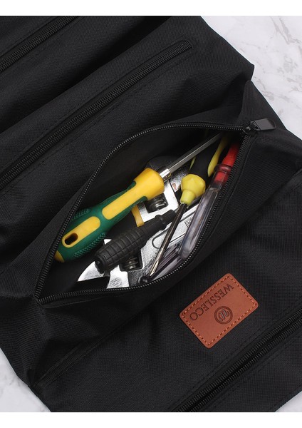 Donanım Alet Çantası Taşınabilir Kanvas Araba Alet Saklama Çantası Elektrikçi Alet Çantası (Yurt Dışından) fırsatları