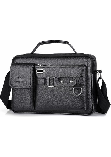 Messenger Çanta Erkek Messenger Çanta Pu Omuz Çantası (Yurt Dışından)