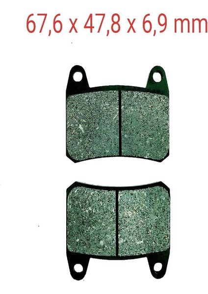 Ön Fren Disk Balatası FA658 Rks Titanic 200 - Buccaneer 250İ