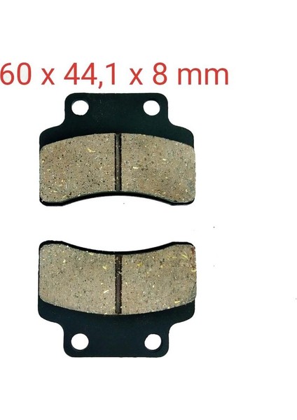 Popcorn MARS90 Ön Fren Disk Balatası