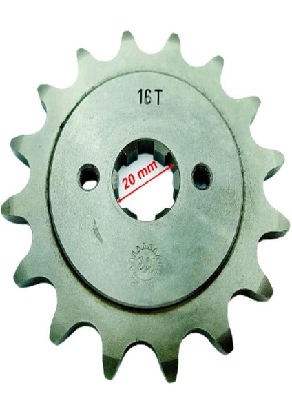 Spada 150 Ön Dişli 520-16T Iç 20X6 Tırnaklı Öm