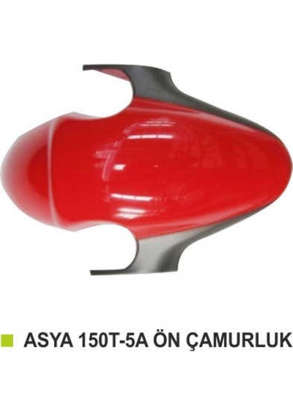 150T SCOOTER-5A Ön Çamurluk Kırmızı