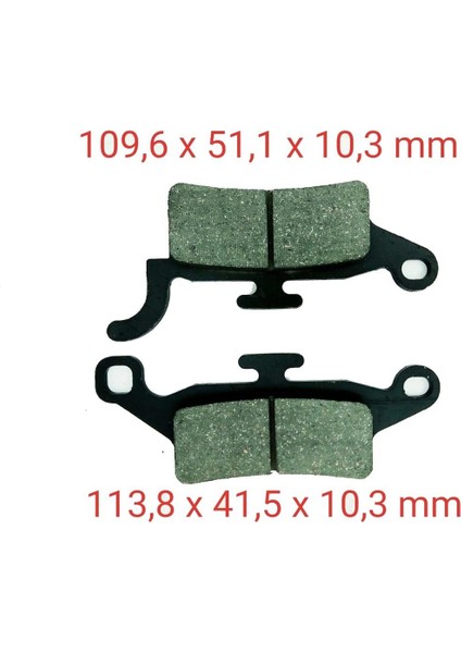 Ön Fren Disk Balatası Sfa492 (A) Bws 125 Xenter 150 Uyumlu