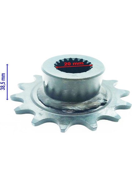 Ön Dişli 520-14T Iç 20XUZUNLUK 38,5xtm Öm