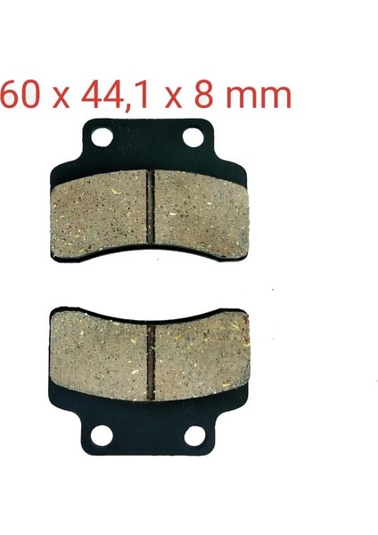 Ön Fren Disk Balatası SFA235 Hussar-Popcorn