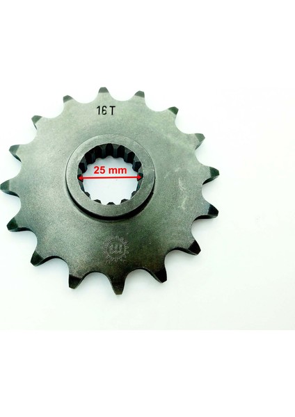Ön Dişli 520-16T Iç 25X15 Tırnak Ktm Duke 690(08-18)ÖM