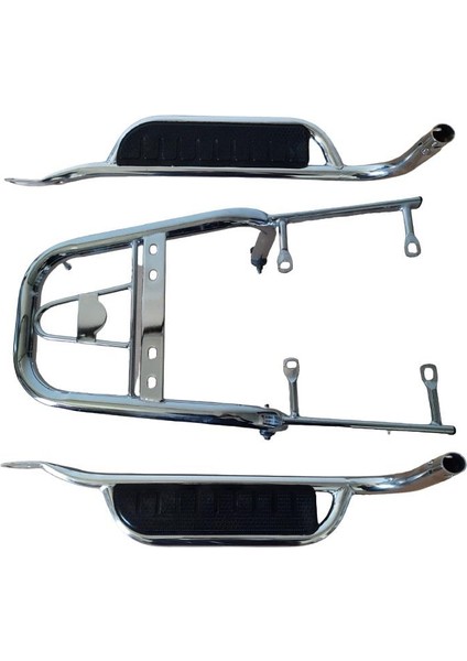 Cub Çelik Port Bağaj Yan Korkuluk ve Basamak Set