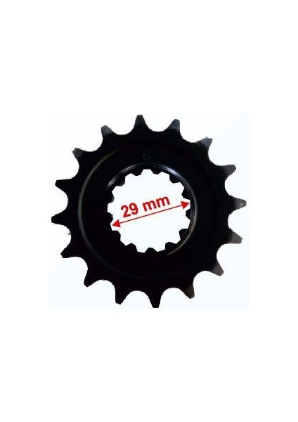 Honda Cbr 600-1000RR Uyumlu Ön Dişli 525-16T Iç 30X13 Tırnaklı Öm