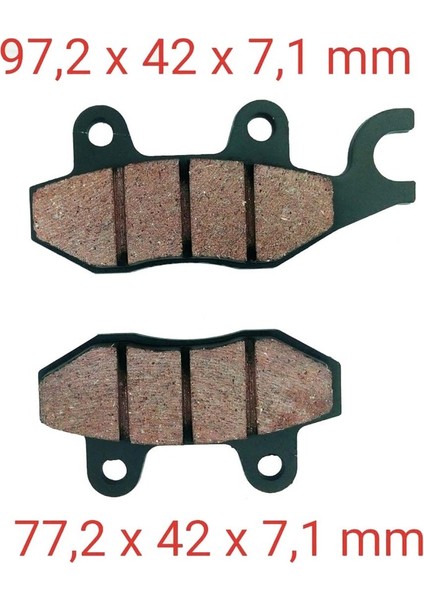 Seyhan 125 Ön Fren Disk Balatası