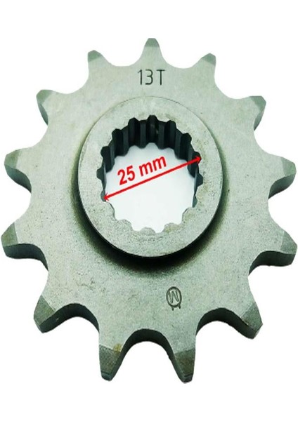 Ktm Exc 250 Ön Dişli 520-13T Iç 25X15 Tırnaklı Öm