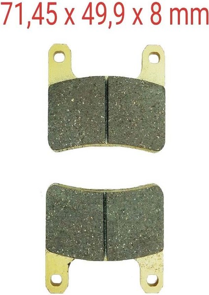 Suzuki Ön Fren Disk Balatası FA379 Uyumlu Gsx-R 1300