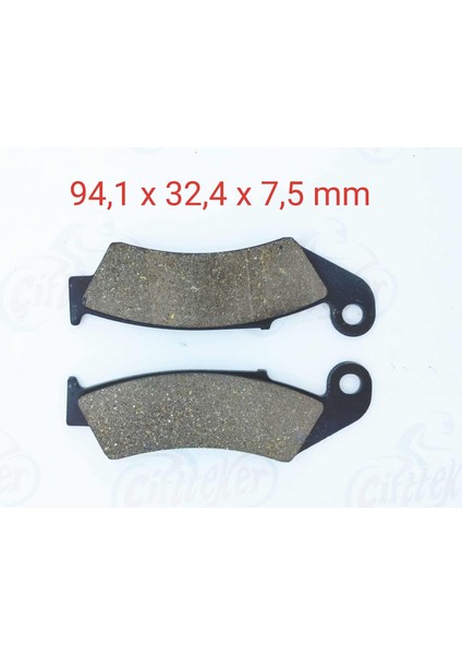 SEVEN KARDEŞLER Honda Ön Fren Disk Balatası FA125-FA143 Cr 125-250 R Uyumlu Trx 250 Xr 250 L 500 Vfr 750 Rvf 750 Takım