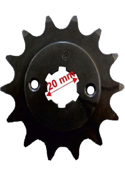 Ön Dişli 520-14T Iç 20 mm 6 Tırnaklı Gt 250R(2009-2015) Gv 250(2004-2012) Öm